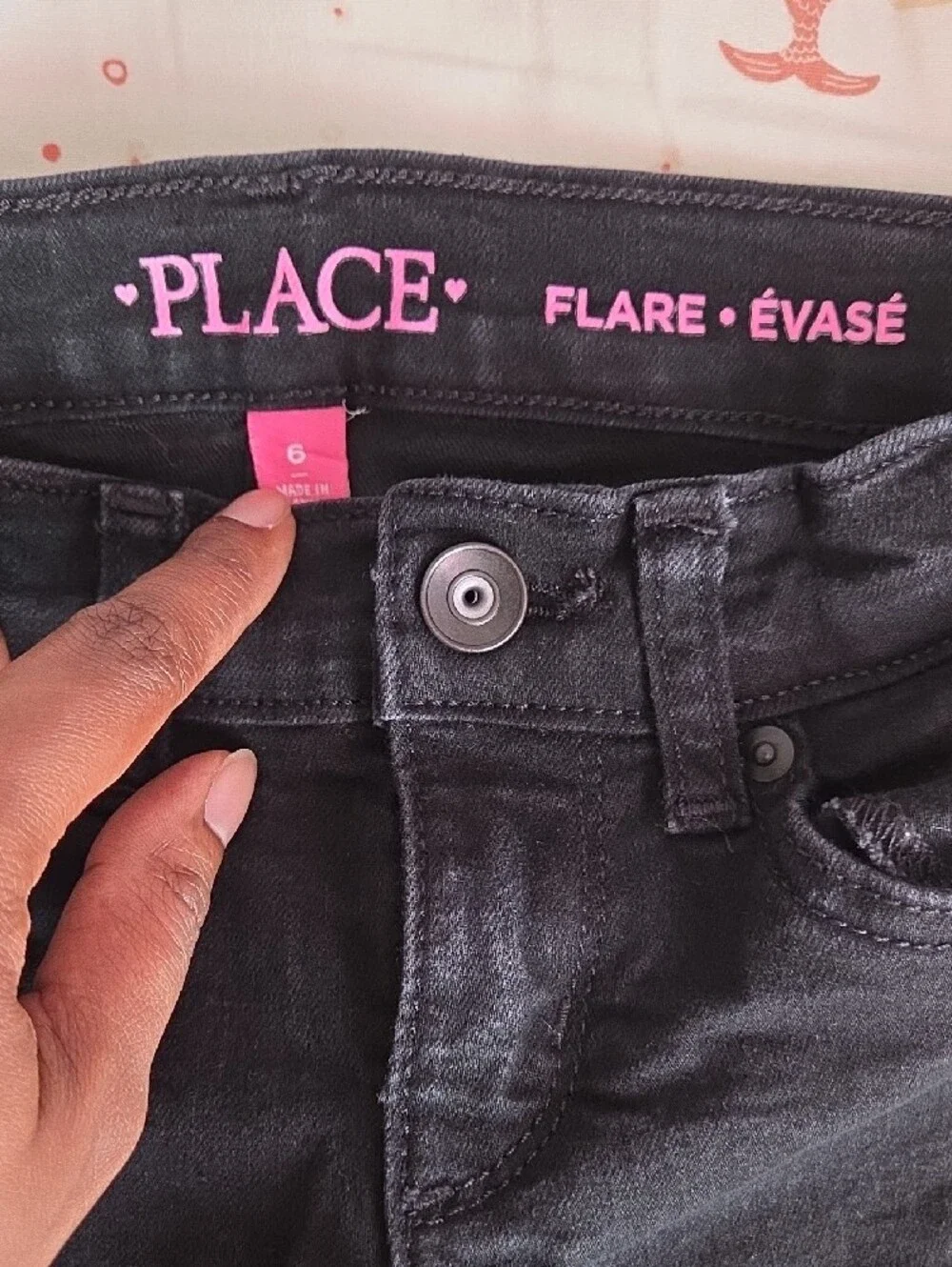 The Children's Place Black Flare Jeans for Kids